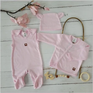 Kojenecká súprava pre novorodenca ružová