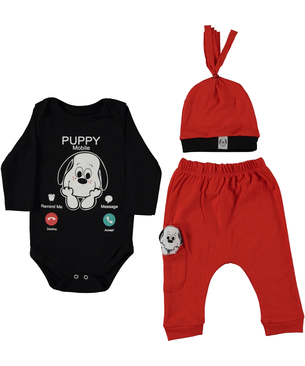 Kojenecká 3 - dielna súprava CREW žltá - čierna