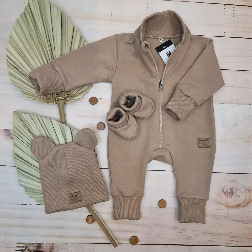 Kojenecká súprava 3 dielna na krst dievčatko mango