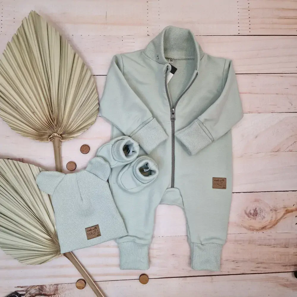 Kojenecká súprava 3 dielna na krst dievčatko mango