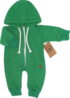 Kojenecký overal - kombinéza zelená