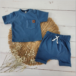 Kojenecká súprava 2-dielna na leto granat