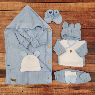 Výbavička do pôrodnice chlapec  8 dielna