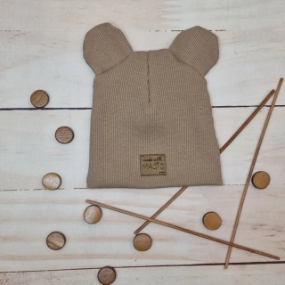 Čiapka pre bábätko béžová