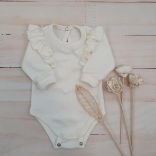 Kojenecké body pre dievčatko biele